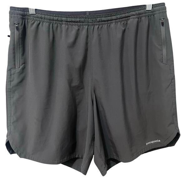 Patagonia Men's Multi Train 8" Running Active Shorts Gray Sz XL - Picture 3 of 9